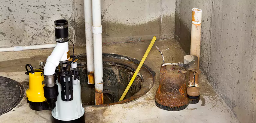 Installing Sump Pump in Finished Basement in Palisades Park, NJ